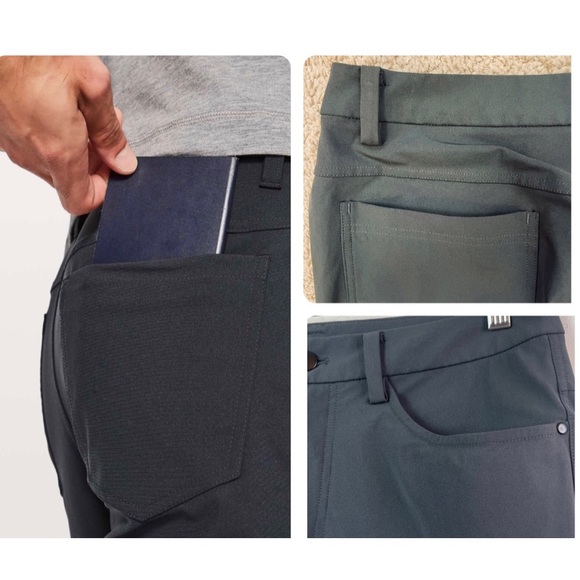 Lululemon Men’s ABC Pant Classic 33" Dark Grey Casual Pants Size 30 - Picture 6 of 16
